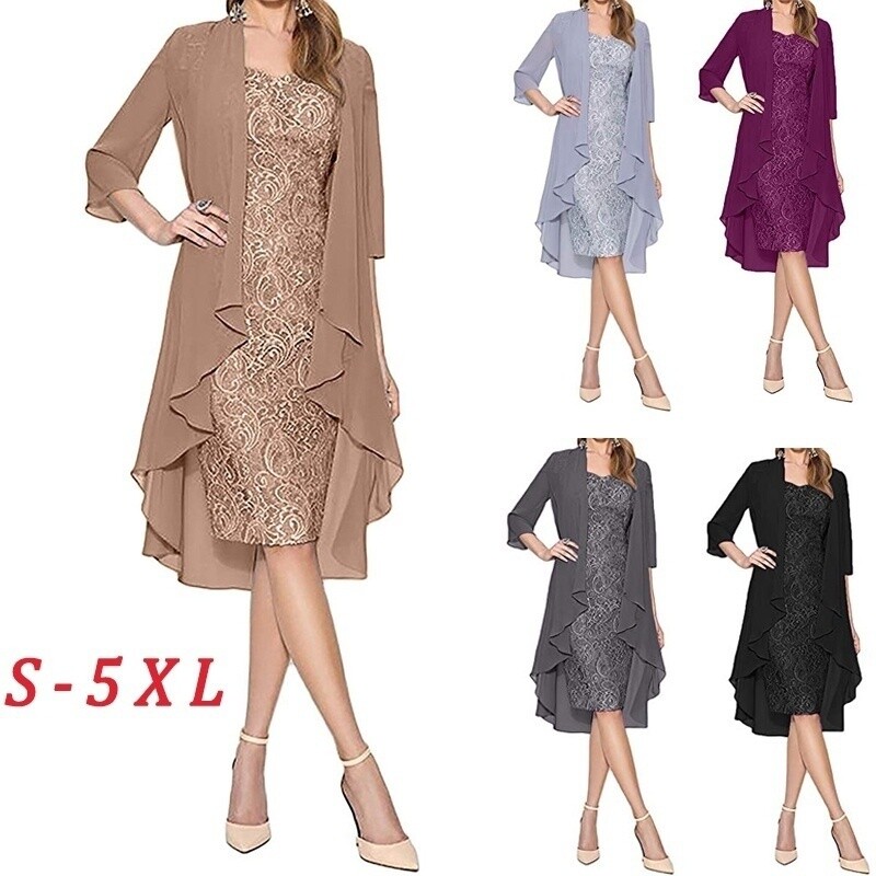 one piece dress with long jacket